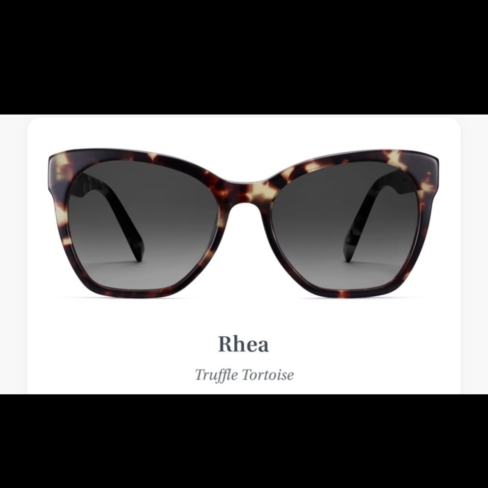 Warby Parker Rhea Sunglasses Narrow Width with case